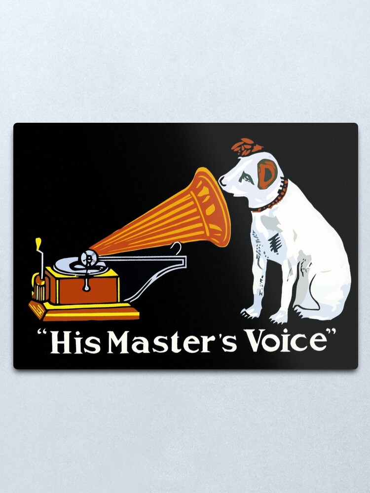 RCA His Master's Voice Victrola Nipper Dog Phonograph Gramophone Sign Wall Clock 