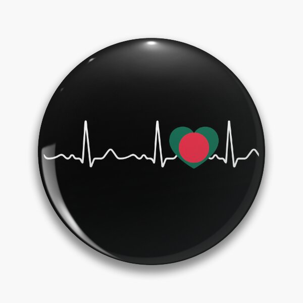 Item preview, Bangladesh - heartbeat, pulse, heart line, ecg designed and sold by Mohja-Design.