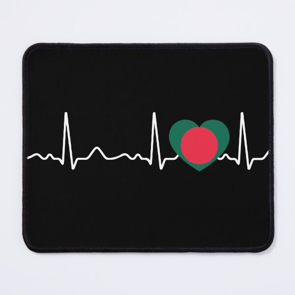 Item preview, Bangladesh - heartbeat, pulse, heart line, ecg designed and sold by Mohja-Design.