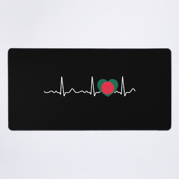 Item preview, Bangladesh - heartbeat, pulse, heart line, ecg designed and sold by Mohja-Design.