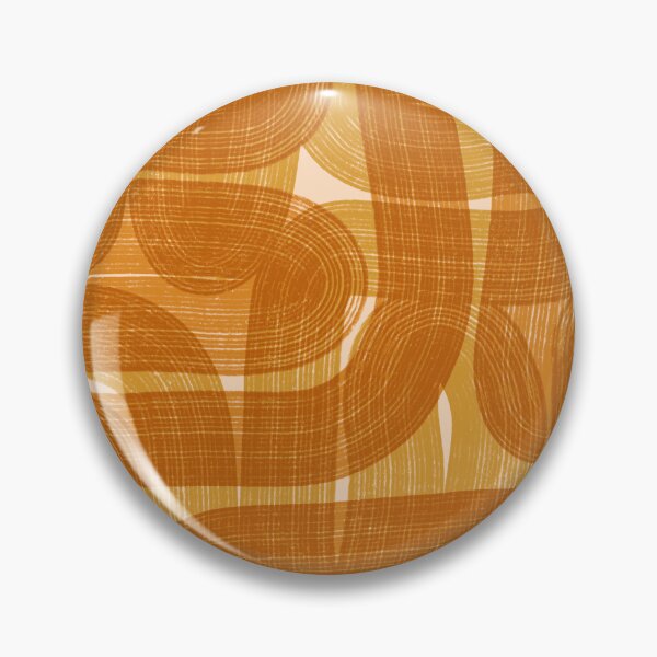 Item preview, Mid Century Yellow and Orange abstract art designed and sold by Ilze Lucero.
