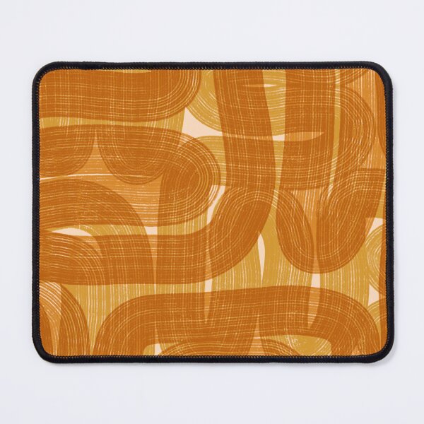 Item preview, Mid Century Yellow and Orange abstract art designed and sold by Ilze Lucero.