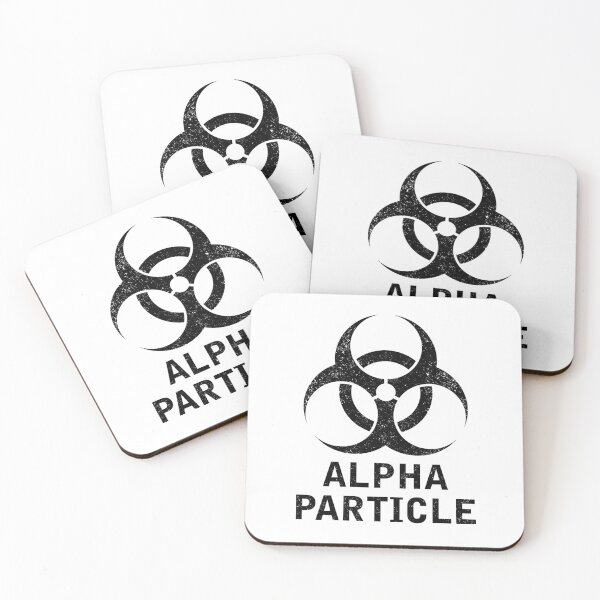 Item preview, ALPHA PARTICLE word with Biohazard symbol designed and sold by Dreamakerstudio.