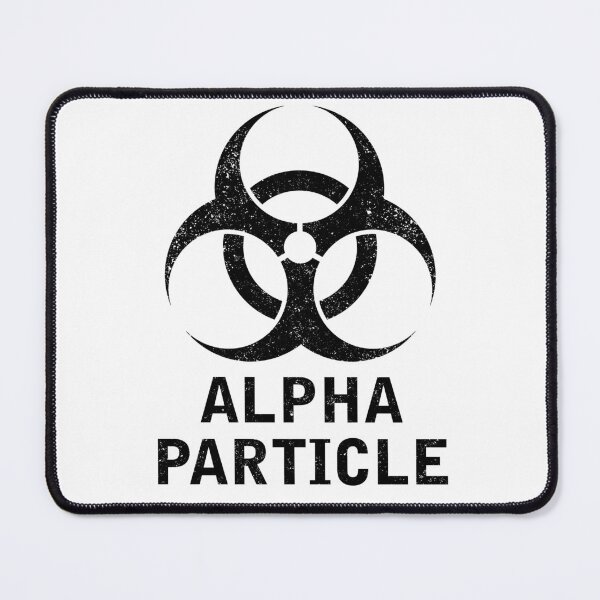 Item preview, ALPHA PARTICLE word with Biohazard symbol designed and sold by Dreamakerstudio.