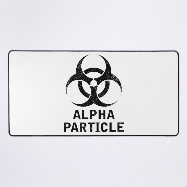Item preview, ALPHA PARTICLE word with Biohazard symbol designed and sold by Dreamakerstudio.