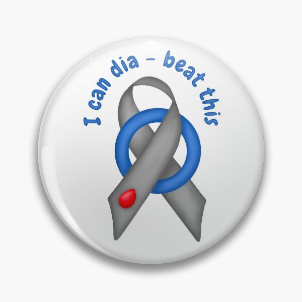 Diabetes Awareness Ribbon Pin