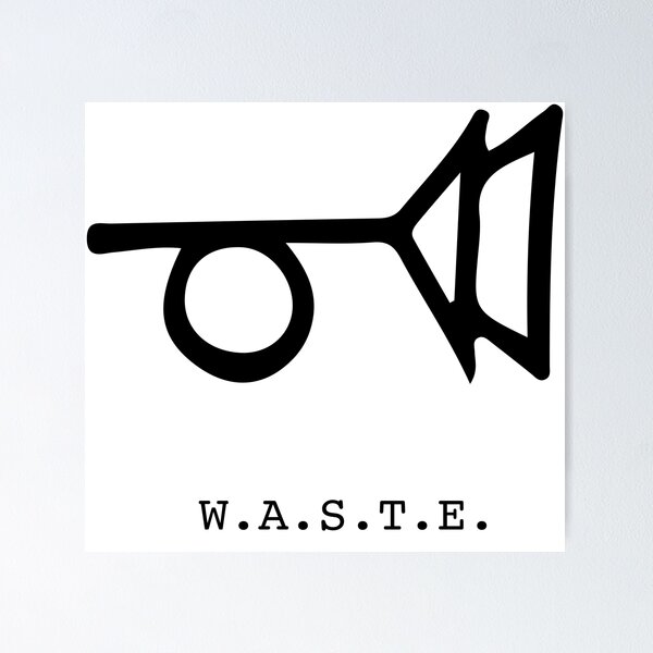 Artikel-Vorschau von Weinen von Los 49 - Thomas Pynchon - Trystero WASTE, designt und verkauft von maximumentropy.