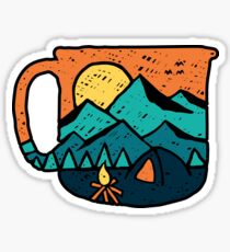 Coffee and go adventure Sticker