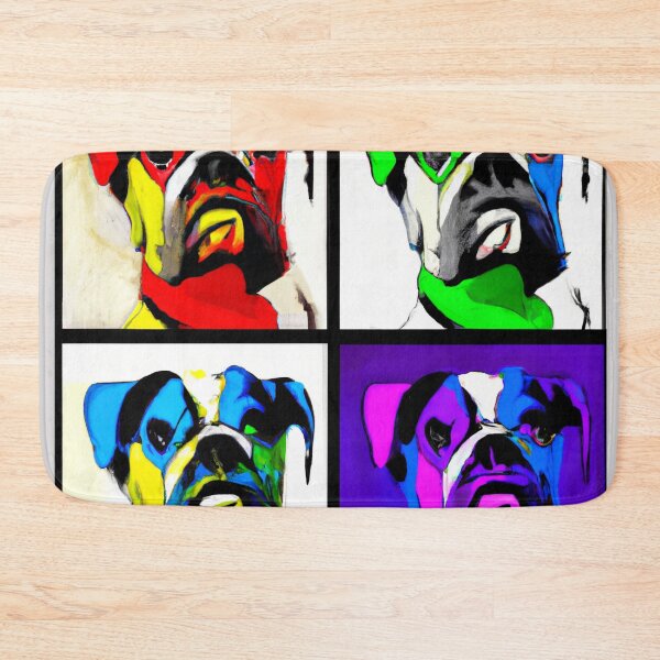 Item preview, 4 Boxer Dog Pop Art designed and sold by DiatomDesigns.