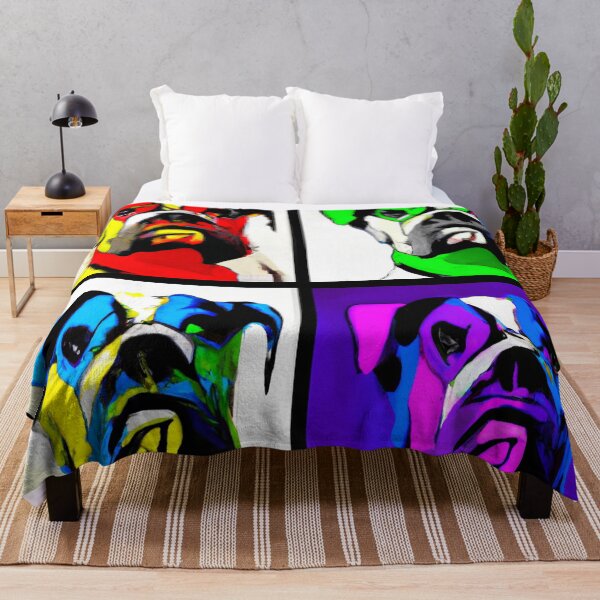 Item preview, 4 Boxer Dog Pop Art designed and sold by DiatomDesigns.