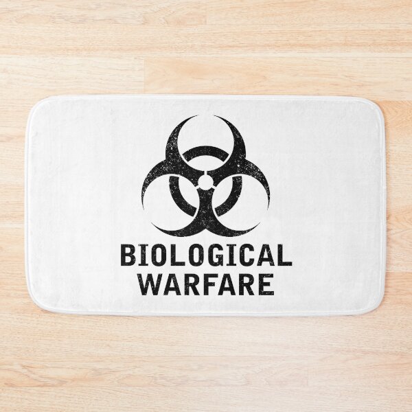 Item preview, BIOLOGICAL WARFARE word with Biohazard symbol designed and sold by Dreamakerstudio.