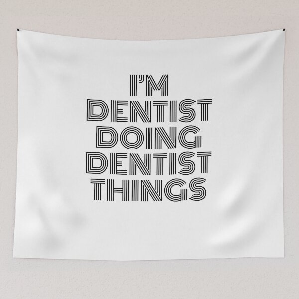 Item preview, I'm Dentist Doing Dentist Things Vintage Quote designed and sold by SVPOD.