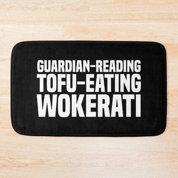 Item preview, Guardian Reading Tofu Eating Wokerati FUNNY GIFT designed and sold by CLUTCHINER.
