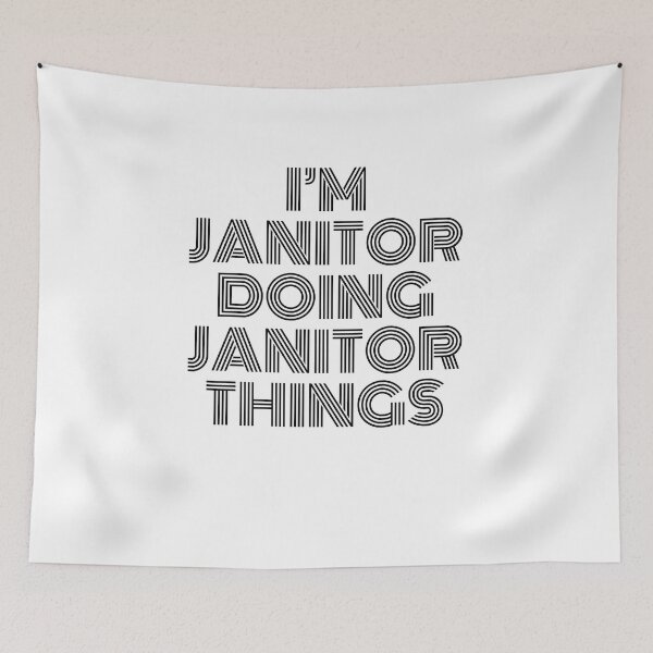 Item preview, I'm Janitor Doing Janitor Things Vintage Quote designed and sold by SVPOD.