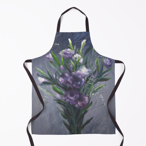 Item preview, Bouquet with purple lisianthuses designed and sold by GoldsteinART.