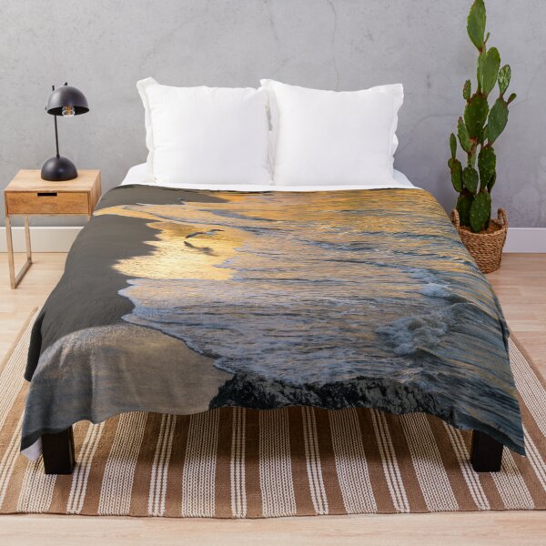 Item preview, Magic Hour Golden Waves and Seagulls designed and sold by Georgia Mizuleva.