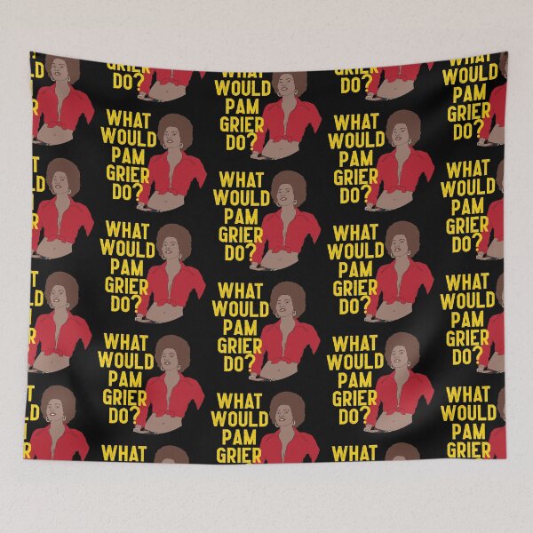 Item preview, Pam Grier Cartoon designed and sold by RevolutionInPaint.