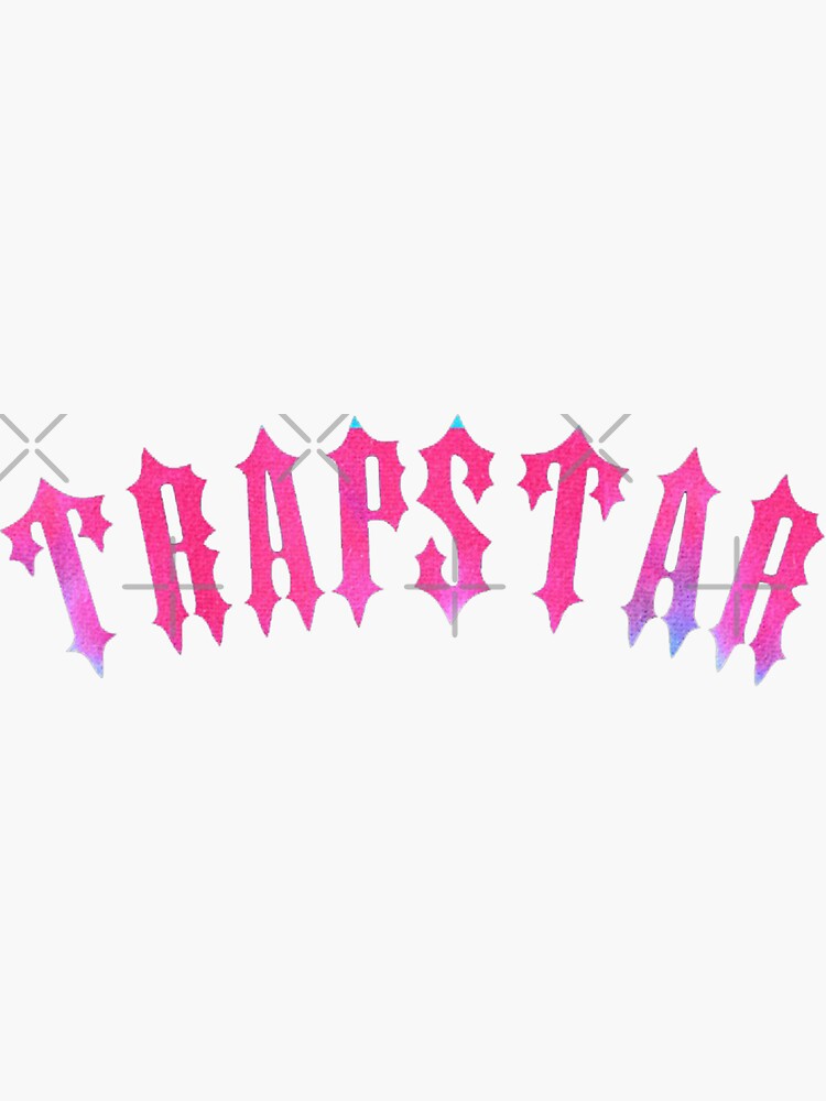 "NEW TRAPSTAR LOGO" Sticker for Sale by KHADAT Redbubble