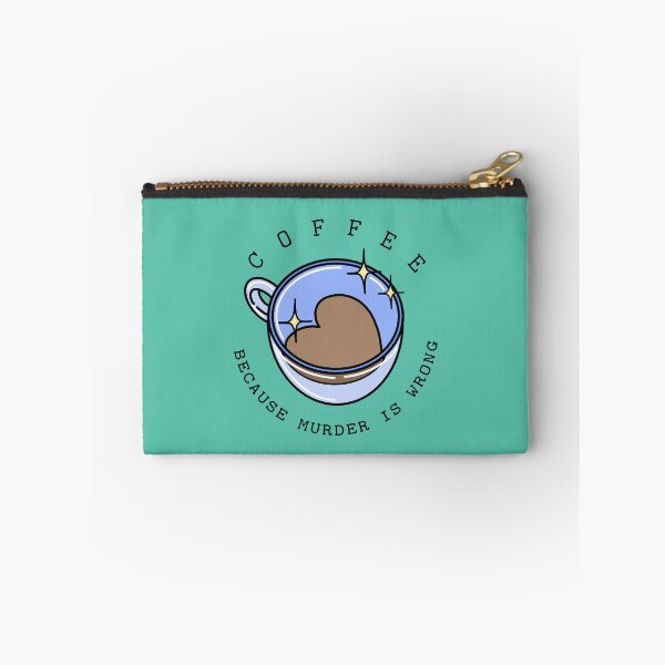 Item preview, Coffee because murder is wrong. designed and sold by SonDesigns.