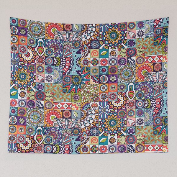 Item preview, Ethnic patchwork mandala  designed and sold by Vehiclestore.