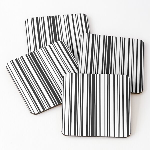 Item preview, Kayla barcode pattern designed and sold by coverinlove.