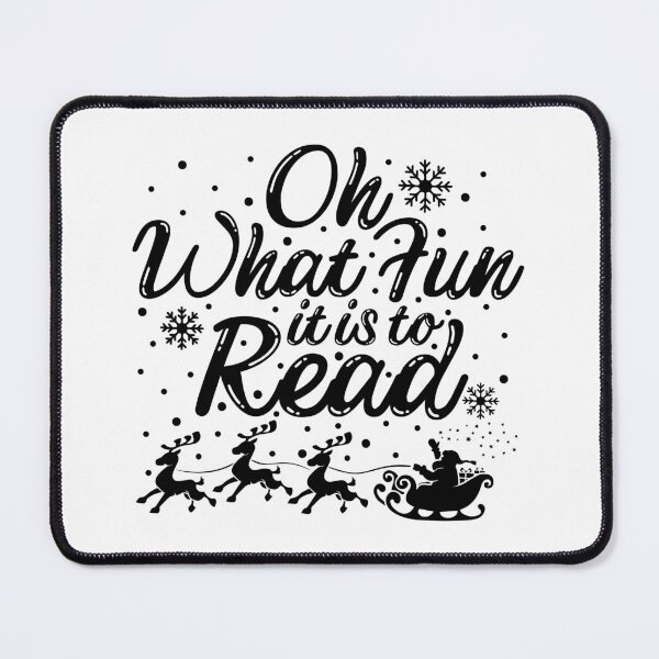 Item preview, Oh What Fun it is to Read Christmas Santa designed and sold by BlackSnowShop.