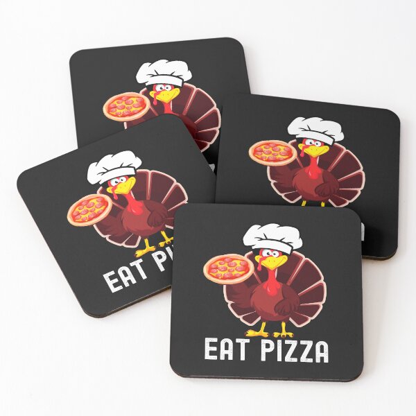 Item preview,  Funny turkey in thanksgiving  eat pizza designed and sold by erozzz.