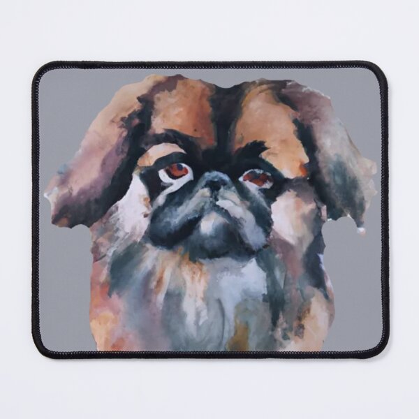 Item preview, Watercolor Pekinese dog, Cute Pekinese dogs, Pekinese puppy art, Pekinese lover designed and sold by Artsareus.