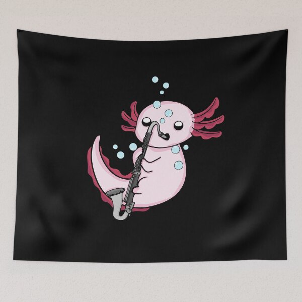 Item preview, Bass Clarinet Gift Kids Axolotl Music Lover Bass Clarinet designed and sold by DSWShirts.