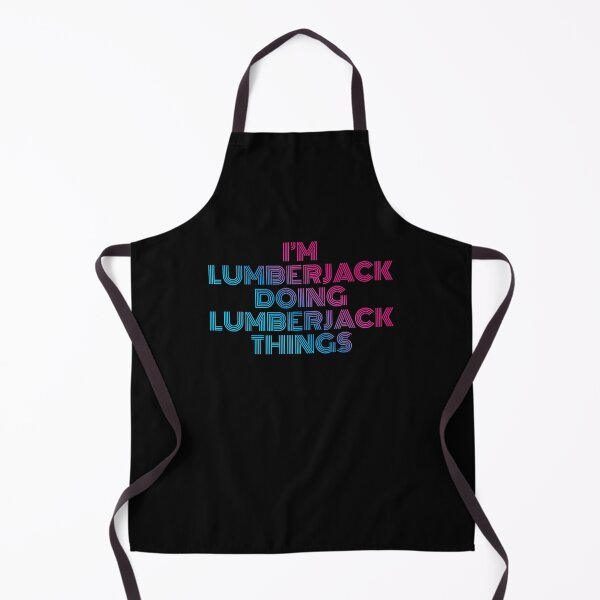 Item preview, I'm Lumberjack Doing Lumberjack Things Retro Neon designed and sold by SVPOD.