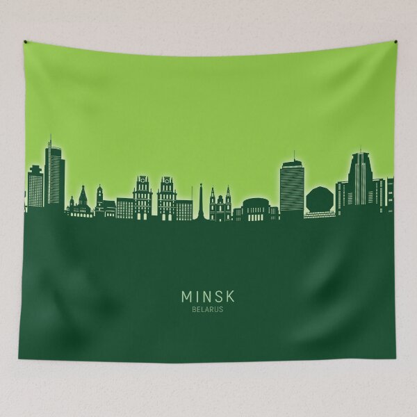 Item preview, Minsk Belarus Skyline designed and sold by ArtPrints.