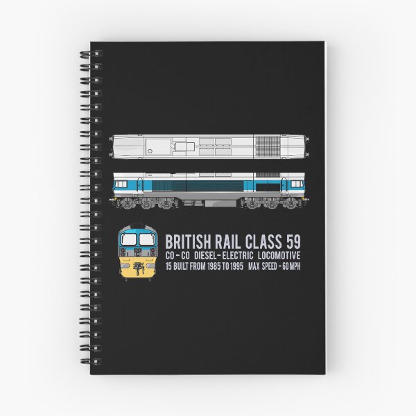 Item preview, British Rail Class 59 Locomotive Diagrams Gift designed and sold by Maljonic.