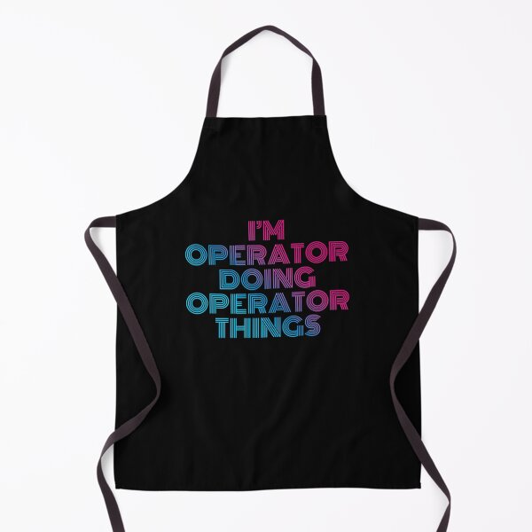 Item preview, I'm Operator Doing Operator Things Retro Neon designed and sold by SVPOD.