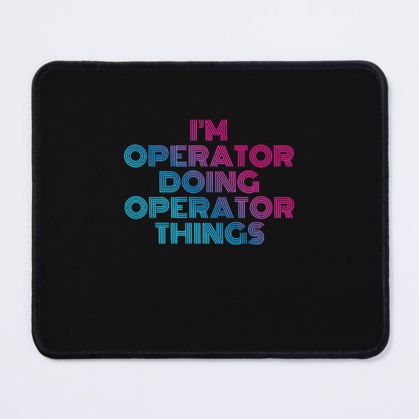 Item preview, I'm Operator Doing Operator Things Retro Neon designed and sold by SVPOD.