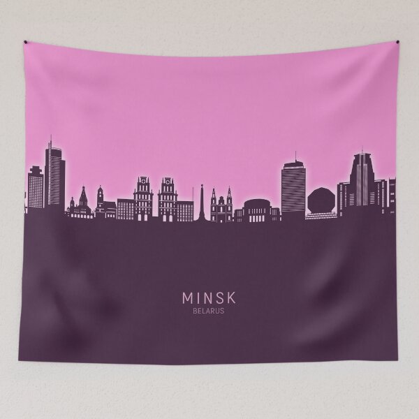 Item preview, Minsk Belarus Skyline designed and sold by ArtPrints.