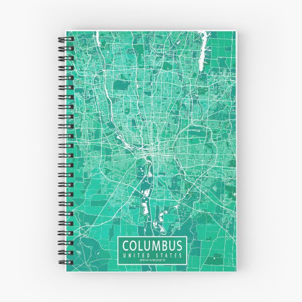 Item preview, Columbus City Map of Ohio, USA - Watercolor designed and sold by deMAP.