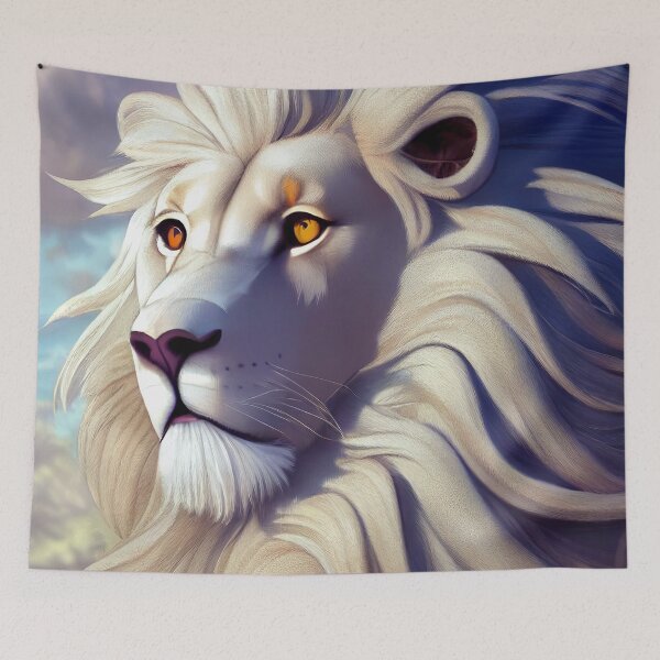 Item preview, White Lion designed and sold by el3v3n11art.