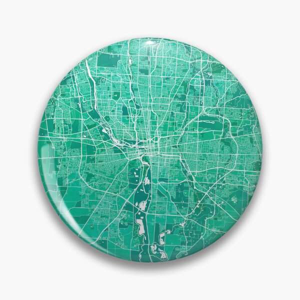 Item preview, Columbus City Map of Ohio, USA - Watercolor designed and sold by deMAP.
