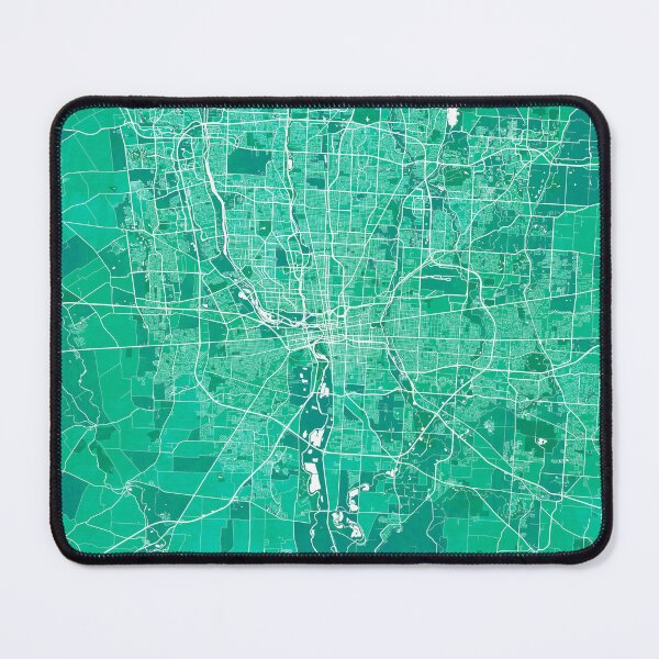 Item preview, Columbus City Map of Ohio, USA - Watercolor designed and sold by deMAP.