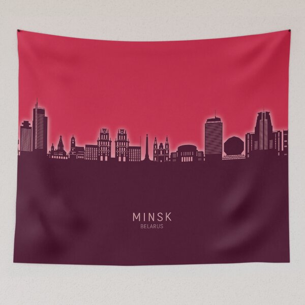 Item preview, Minsk Belarus Skyline designed and sold by ArtPrints.