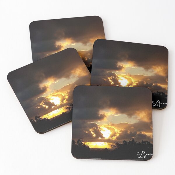 Item preview, Rising Sun Among Cloudy Skies In Barbados designed and sold by Rhia-Black.
