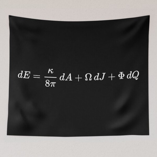 Item preview, first law of black hole thermodynamics, general relativity and physics designed and sold by NoetherSym.