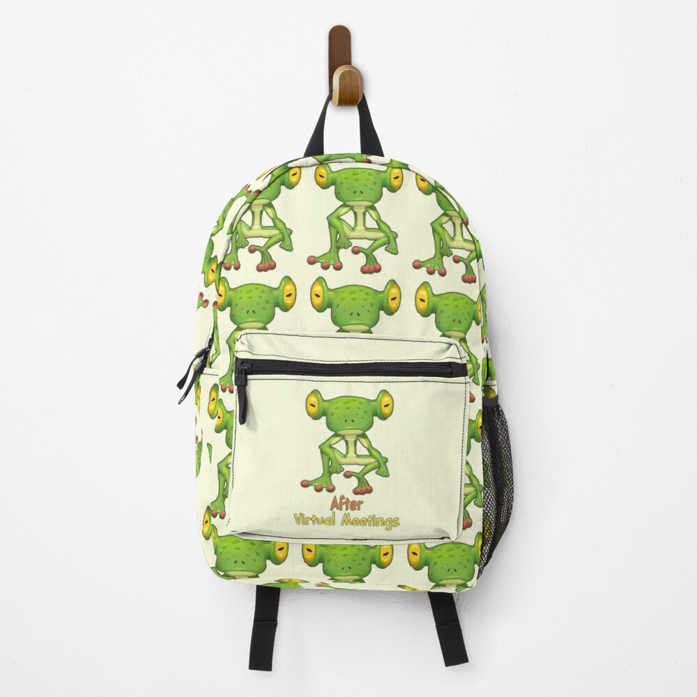 After Virtual Meetings. Backpack