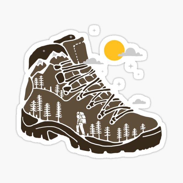 Adventure Boot Sticker