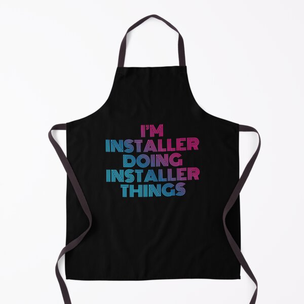 Item preview, I'm installer Doing installer Things Retro Neon designed and sold by SVPOD.