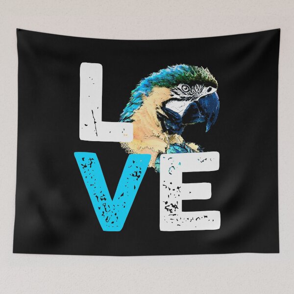 Item preview, Macaw Parrot Love Funny designed and sold by Alienphysique.
