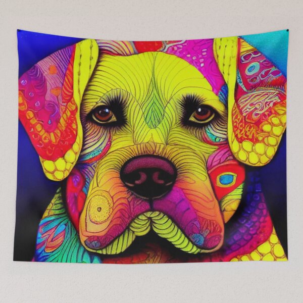 Artikelvorschau, Zentangle-Hund entworfen und verkauft von Mirochan80.