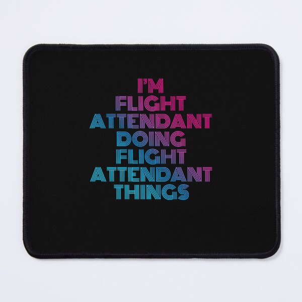 Item preview, I'm Flight attendant Doing Flight attendant Things Retro Neon designed and sold by SVPOD.