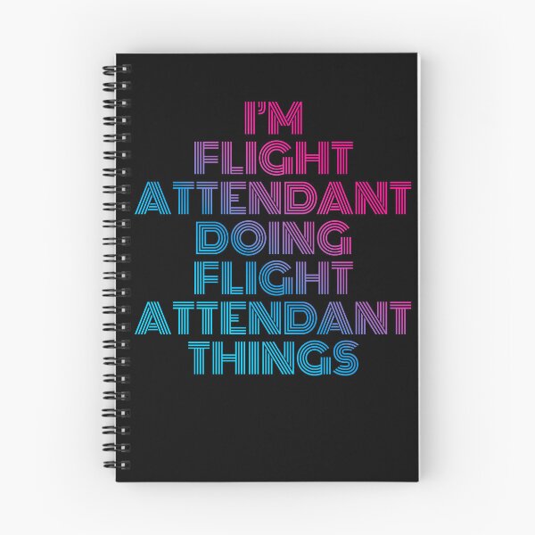 Item preview, I'm Flight attendant Doing Flight attendant Things Retro Neon designed and sold by SVPOD.