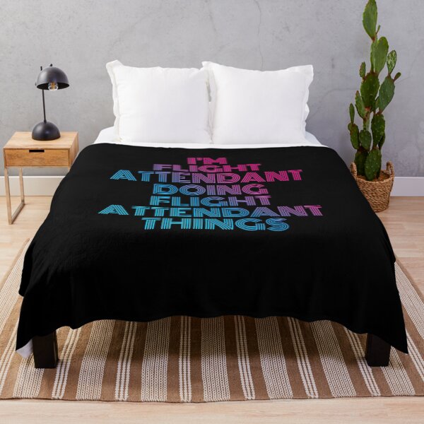 Item preview, I'm Flight attendant Doing Flight attendant Things Retro Neon designed and sold by SVPOD.